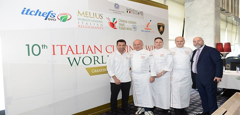 TEN EDITIONS OF THE ITALIAN CUISINE AND WINES WORLD SUMMIT– THE ROADSHOW IN HONG KONG, BEIJING, SHANGHAI AND DUBAI.